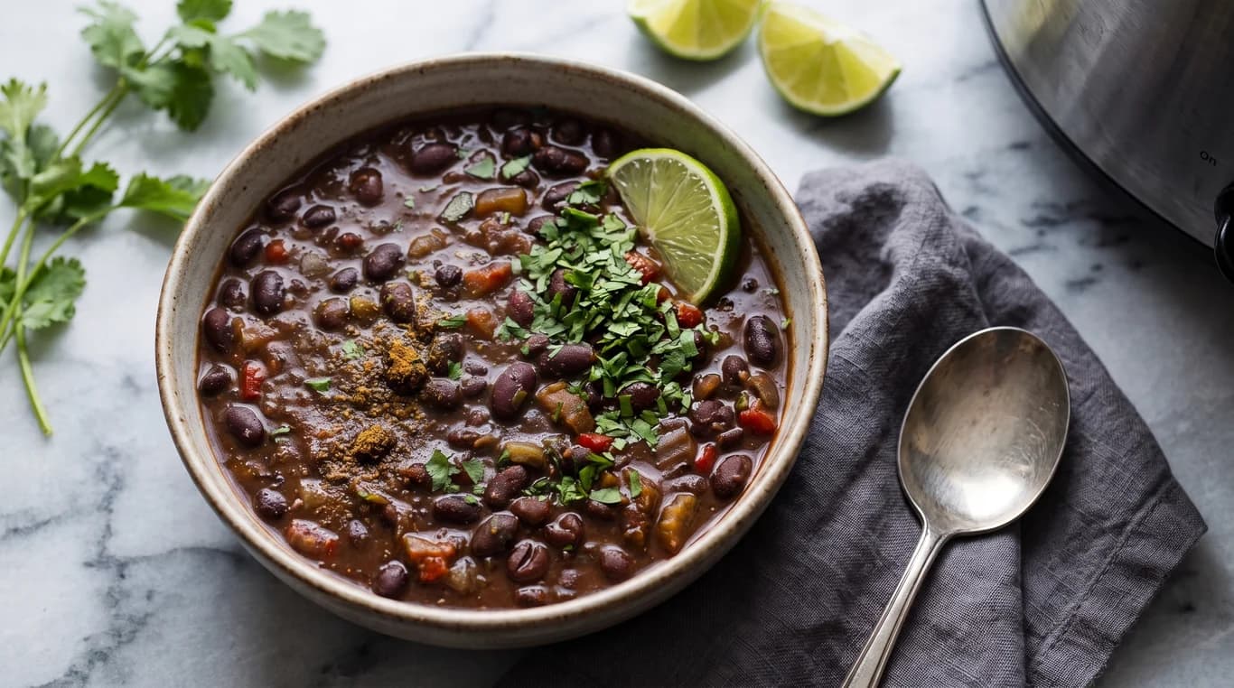 Slow Cooker Black Bean Soup
