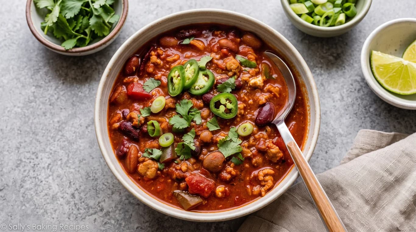 Slow Cooker Turkey Chili
