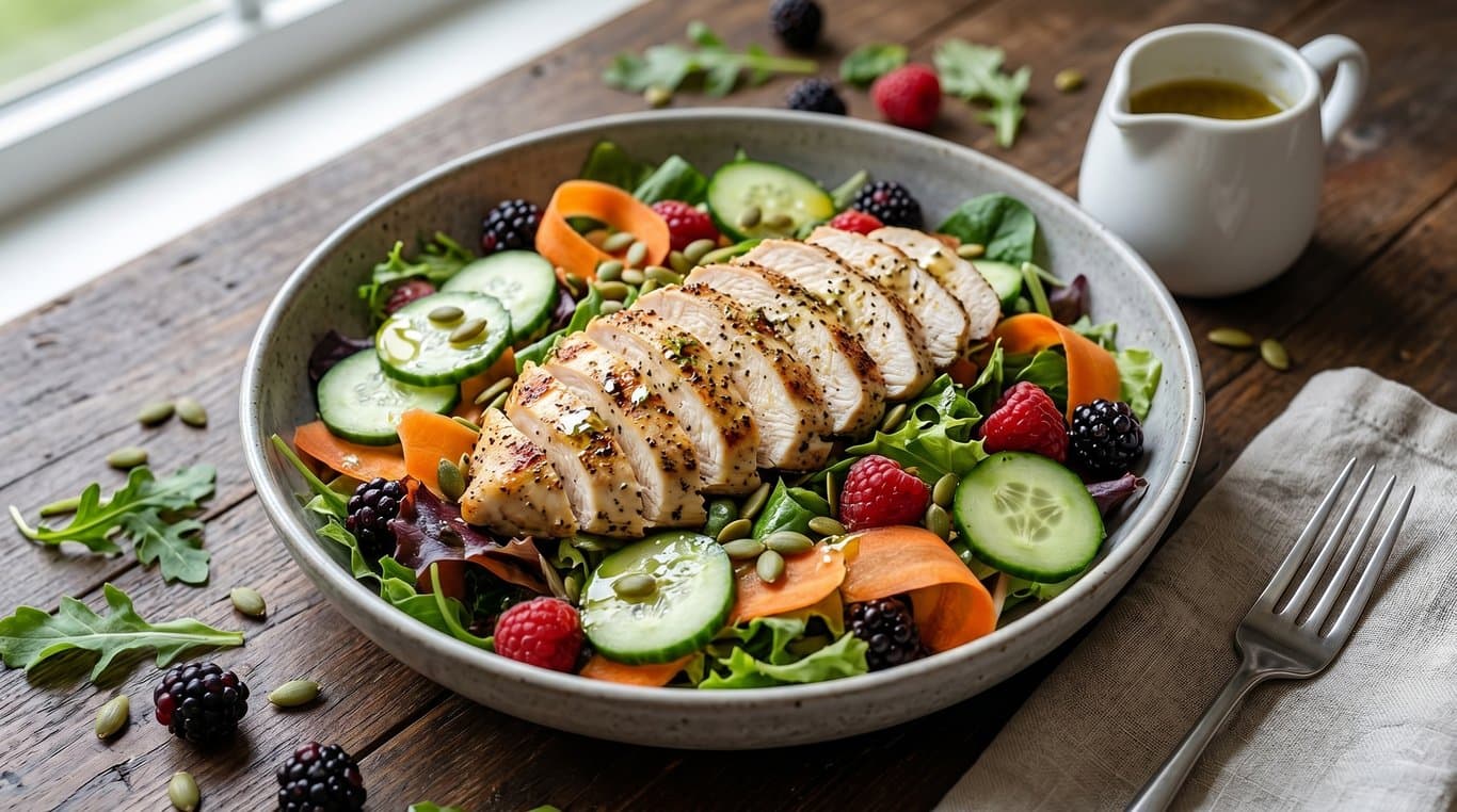 Chicken & Greens Power Salad