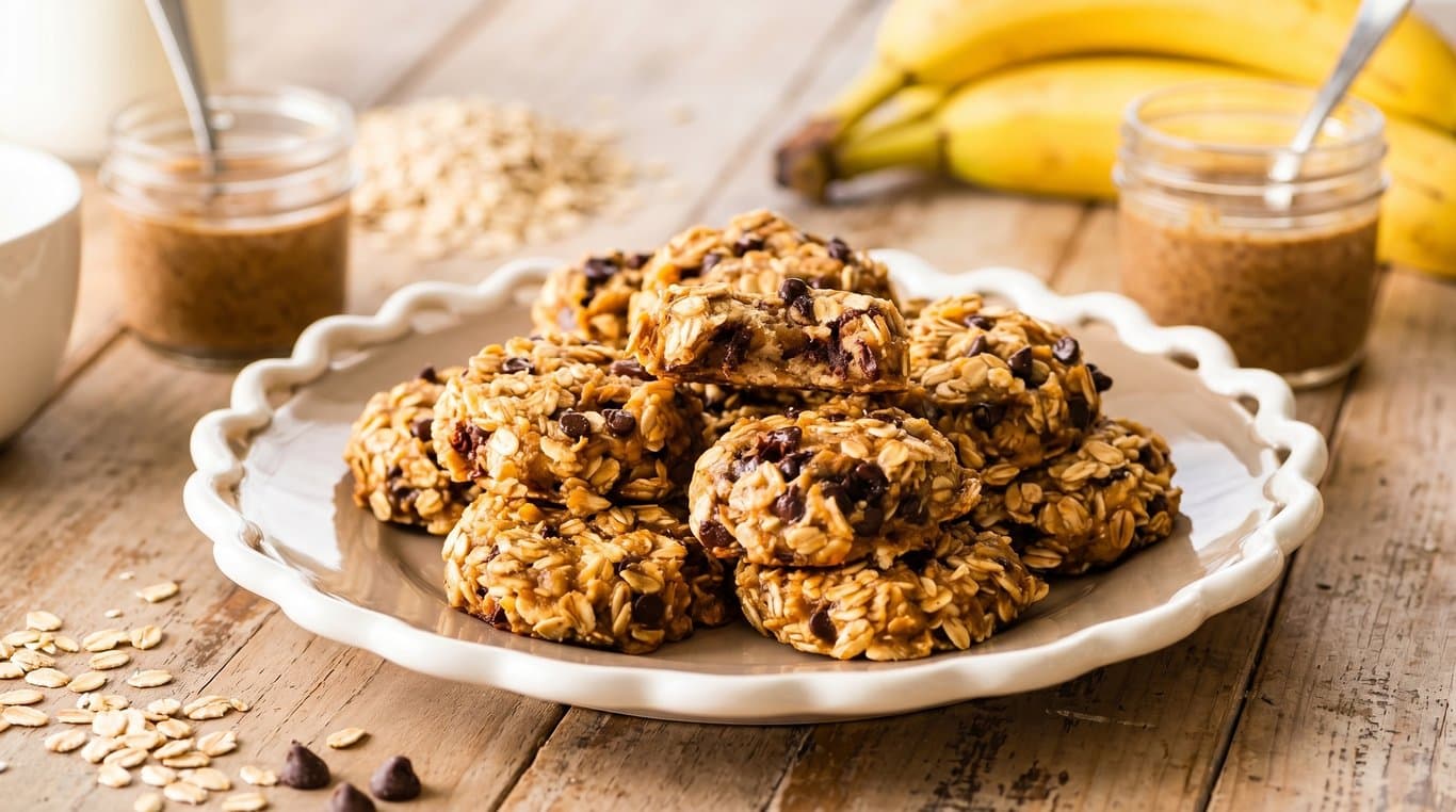 Banana Oat Cookies