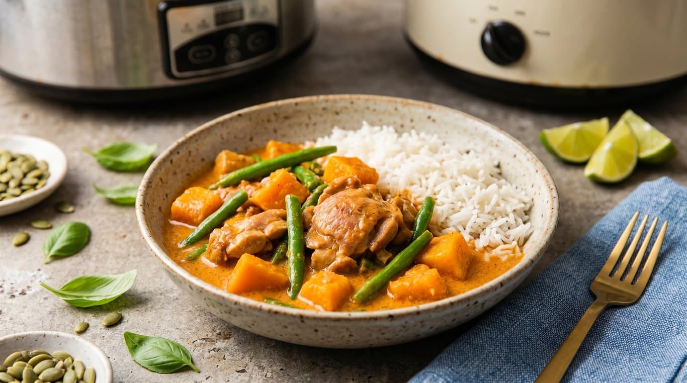 Slow-Cooker Turkey & Pumpkin Curry