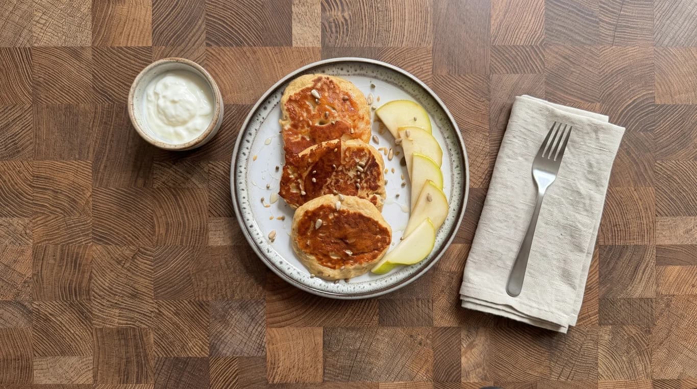 Cottage Cheese Protein Pancakes