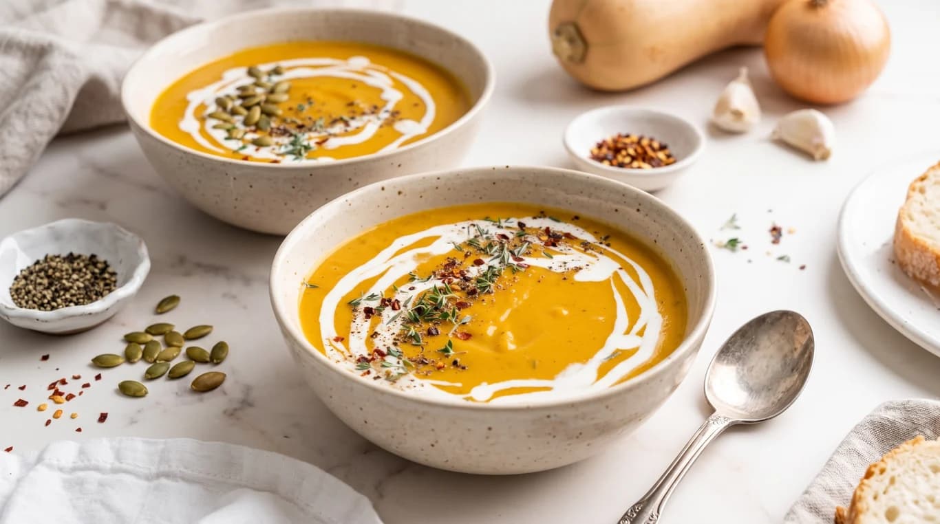 Slow Cooker Butternut Squash Soup
