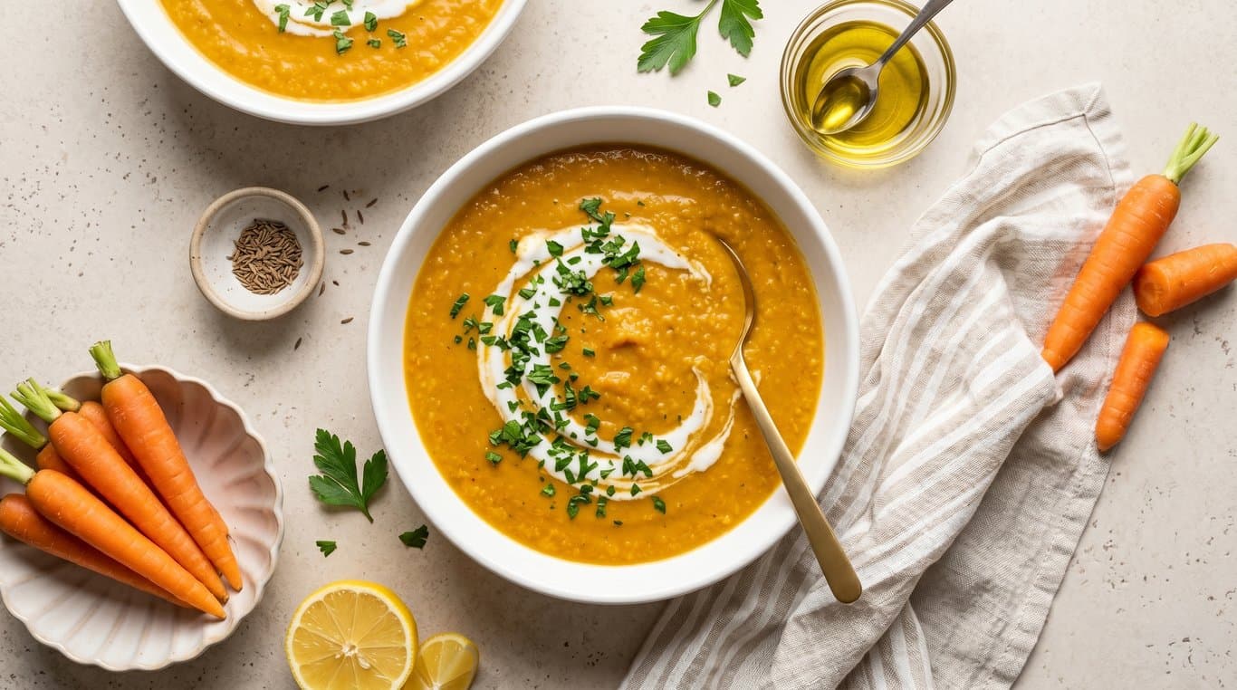 Slow-Cooker Lentil & Carrot Soup