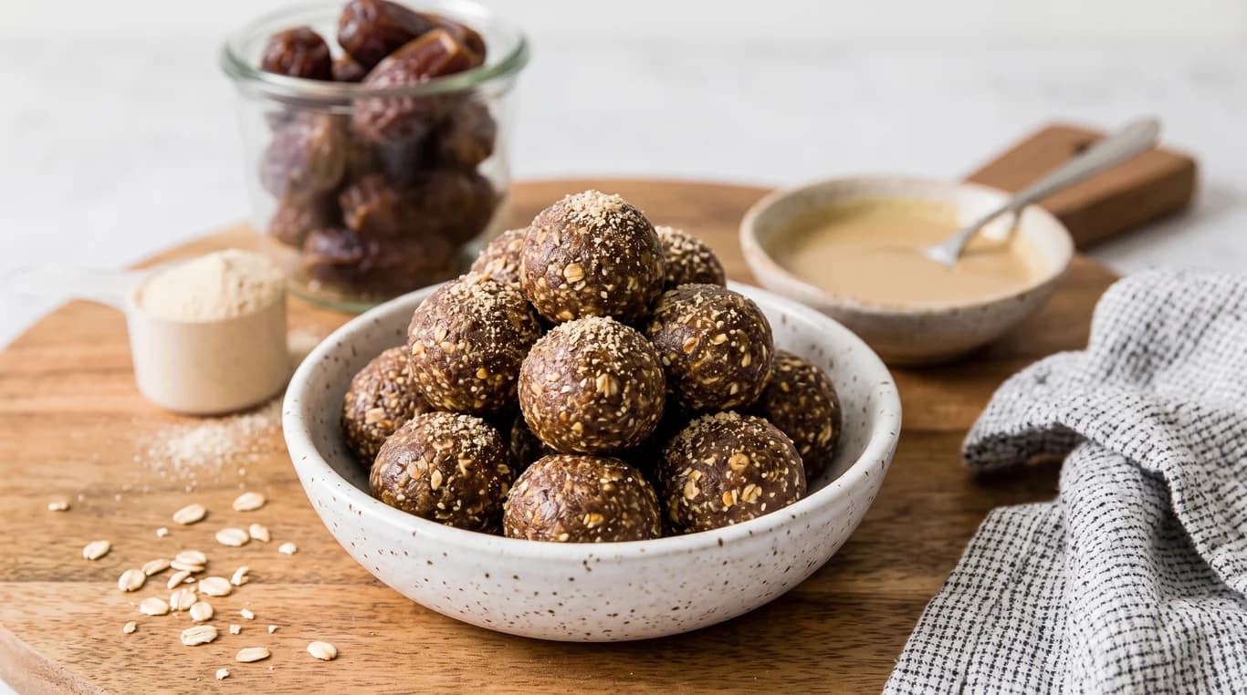 Collagen Date & Tahini Energy Balls